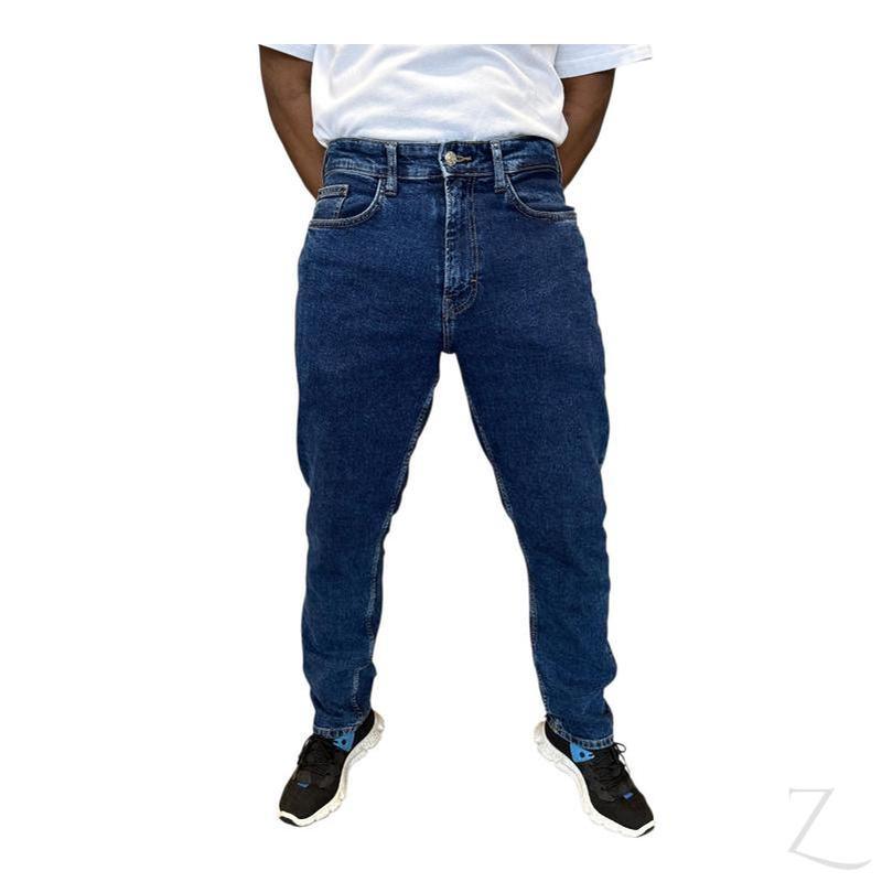 Buy-Men's Super Strong Slightly Stretchy Straight Leg Denim Jeans | Plain | "Zia"-A Grade-Online-in South Africa-on Zalemart