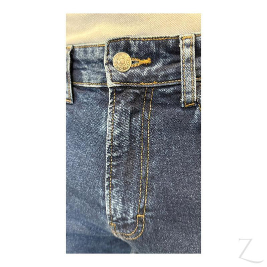 Buy-Men's Super Strong Slightly Stretchy Straight Leg Denim Jeans | Plain | "Zia" - B Grade-Online-in South Africa-on Zalemart