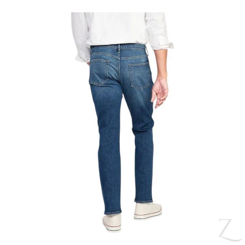 Buy-Men's Super Strong Stretchy Slim-Straight Denim Jeans | Plain | "Samina" - A Grade-Online-in South Africa-on Zalemart