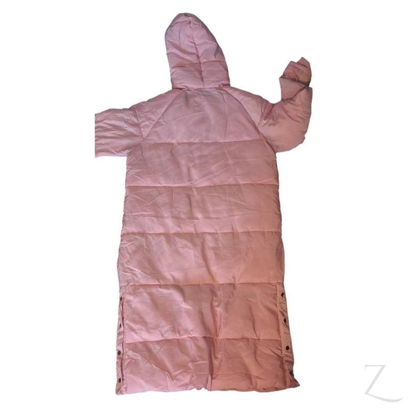 Buy-Women's Longline Hooded Puffer Coat | Plain | "Vuka" - A Grade-Online-in South Africa-on Zalemart