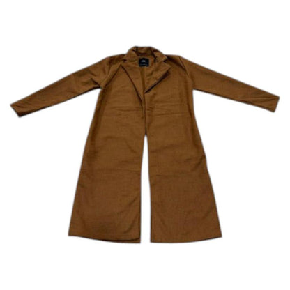 Ladies Strong Felt Textured Coat | Plain | "Zia" - A Grade