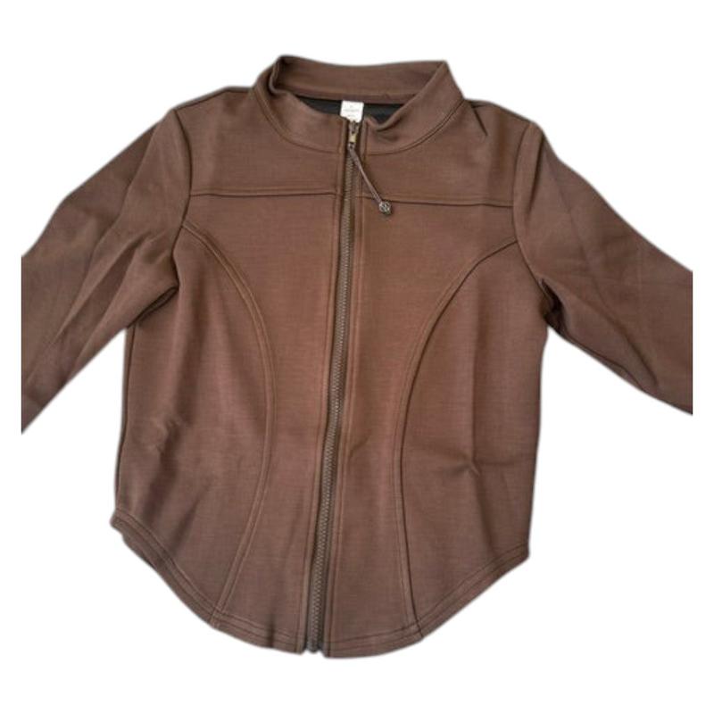 Ladies Fitted Track Jacket | Full Zip | "Muna" - A Grade