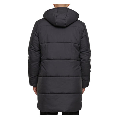 Men's Long Hooded Puffer Jacket | Taffeta Lined | "Jita" - A Grade