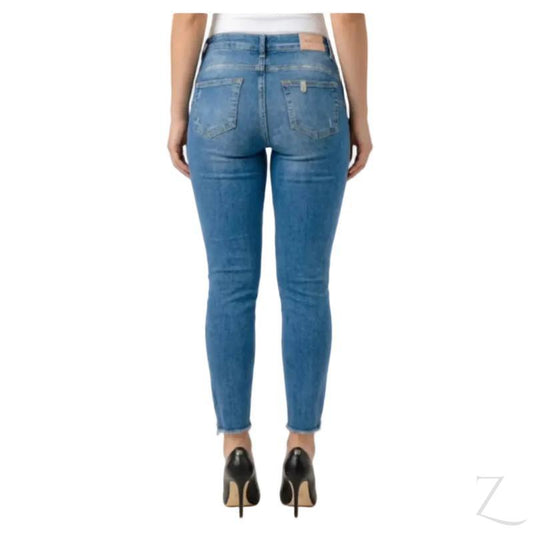 Ladies Super Stretchy Super Skinny Strong Push-Up Jeans | Zip Detail | "Gugu" - A Grade