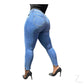 Ladies Super Skinny Super Strong Stretchy Denim Jeans | Semi-Cropped | "Zia"