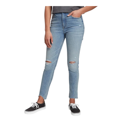 Girls' Extra High Rise Super Stretchy Super Skinny Super Strong Denim Jeans | Ripped | "Bobo" - B Grade