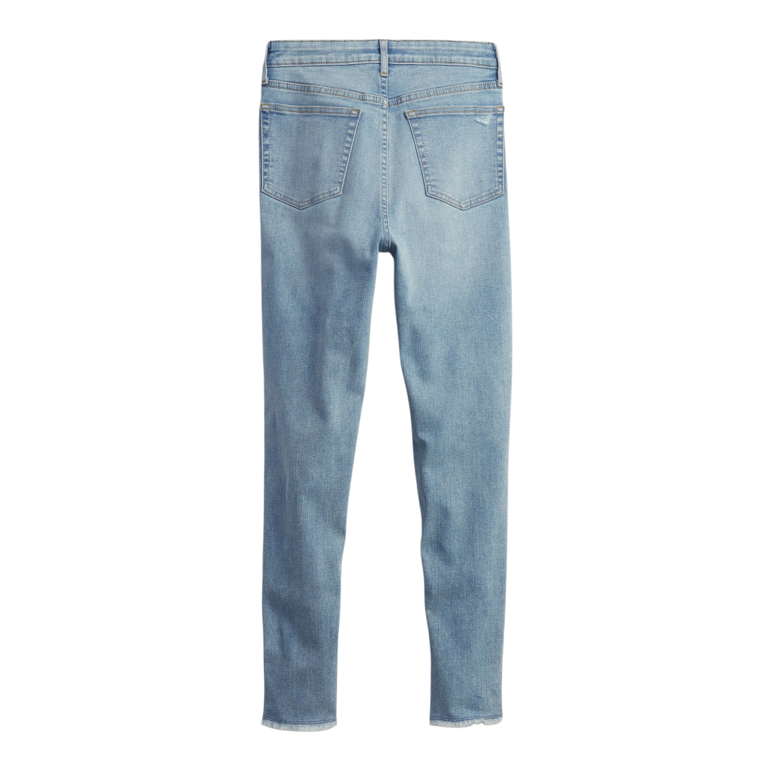 Girls' Extra High Rise Super Stretchy Super Skinny Super Strong Denim Jeans | Ripped | "Bobo" - B Grade