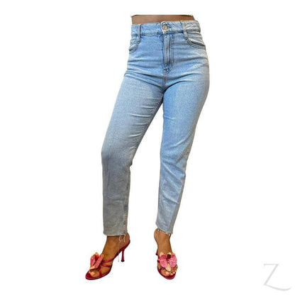 Ladies Super Strong Straight Leg Denim Jeans | Cropped | "Rio" -  A Grade