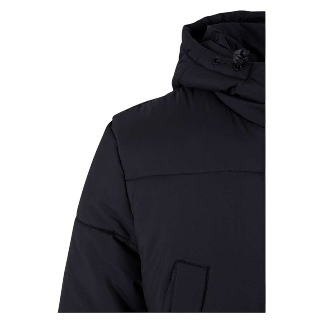 Men's Long Hooded Puffer Jacket | Taffeta Lined | "Jita" - A Grade