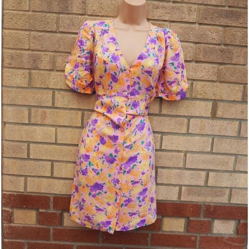 Ladies Short Sleeve Mini Summer Dress | Short | "Oola"