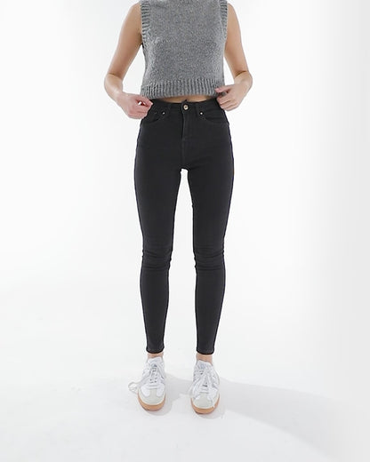 Ladies Super Stretchy Super Skinny Push Up Denim Jeans | Plain | "Phela"
