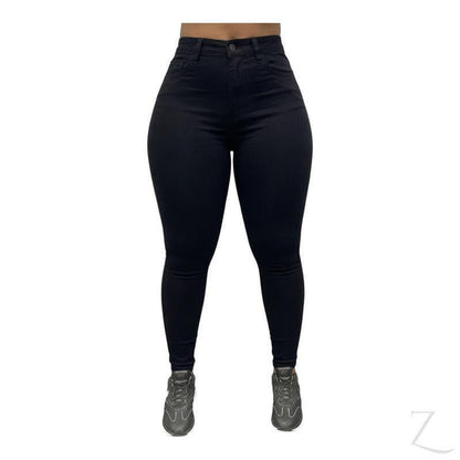 Ladies High Rise Super Stretchy Super Skinny Strong Denim Jeans | Plain | "Fele" - A Grade