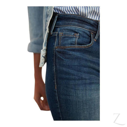 Ladies Super Skinny Stretchy Strong Denim Jeans | Plain | "Samina"