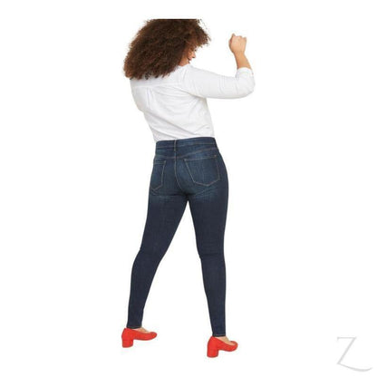 Ladies Super Skinny Stretchy Strong Denim Jeans | Plain | "Samina"