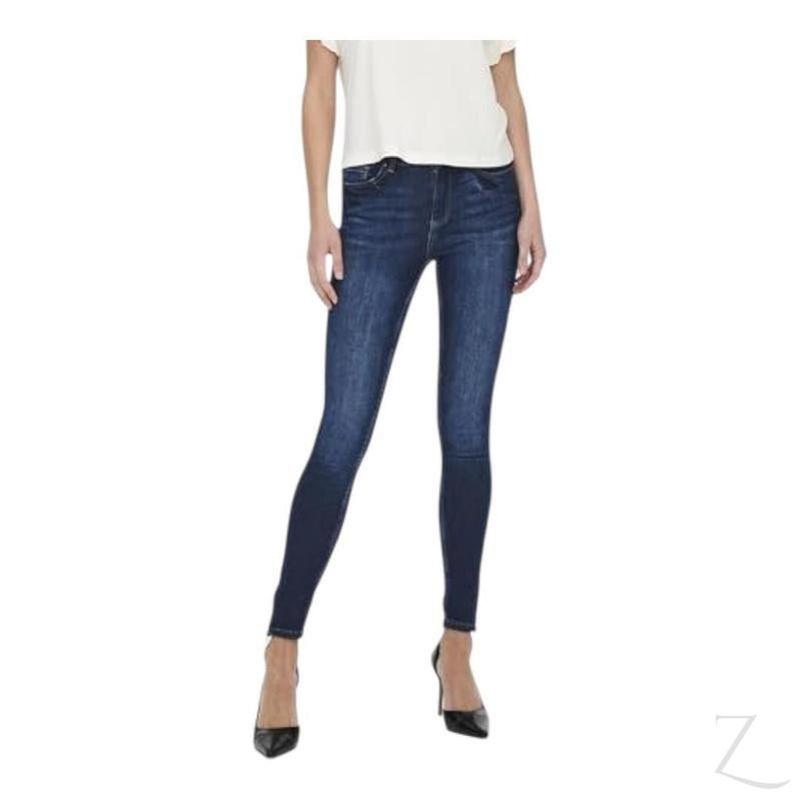 Ladies Super Stretchy Super Skinny Strong Denim Jeans | Zip Detail | "Phela" - B Grade