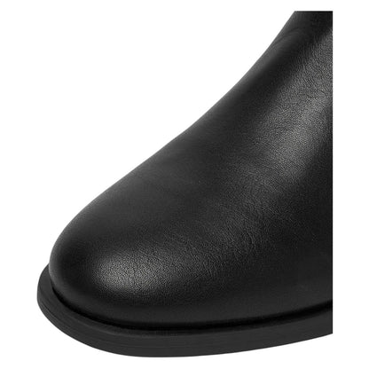 Ladies Flat Long Boots | Faux Leather | "Zola" - A Grade