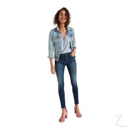 Ladies Super Skinny Stretchy Strong Denim Jeans | Plain | "Samina"
