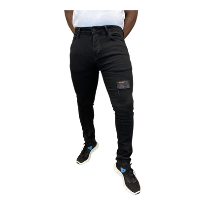 Men's Stretchy Strong Skinny Denim Jeans | Ripped | "Wow" - B Grade