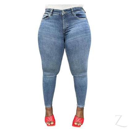Ladies Super Stretchy Super Strong Skinny Push Up Denim Jeans | Plain | "Sithelo"