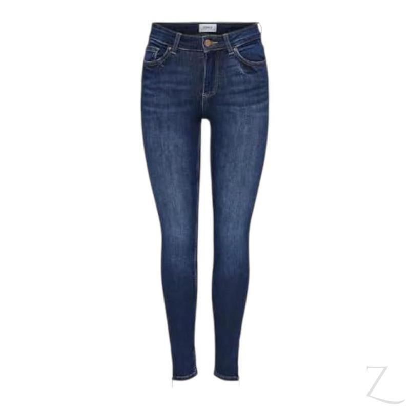 Ladies Super Stretchy Super Skinny Strong Denim Jeans | Zip Detail | "Phela" - B Grade