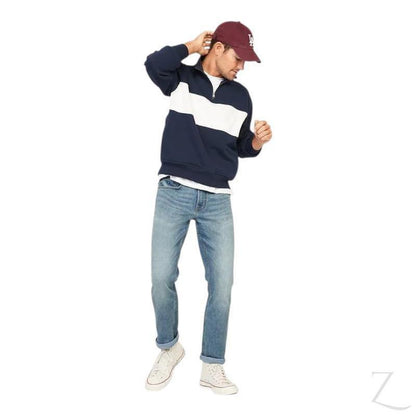 Men's Super Strong Stretchy Slim-Straight Denim Jeans | Plain | "Samina" - A Grade