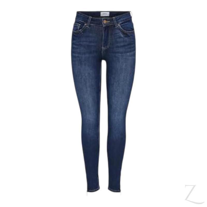 Ladies Super Stretchy Super Skinny Strong Denim Jeans | Zip Detail | "Phela" - A Grade