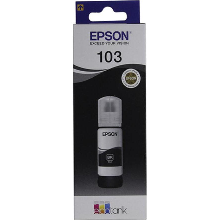 Epson Ink Bottle Black 65ml EcoTank L5190 / L3111 / L1110 / L3150 / L3110 Epson 4500 pages