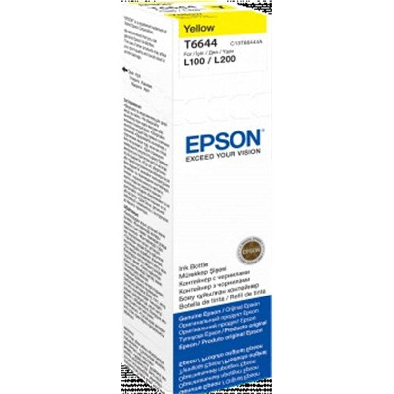 EPSON T6644 Yellow Ink Bottle 70ml EcoTank