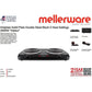 Mellerware Hotplate Solid Plate Double Steel Black 5 Heat Settings 2000W "Helios"