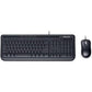 Microsoft Wired Desktop 600 Keyboard & Mouse | USB - Black