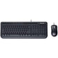 Microsoft Wired Desktop 600 Keyboard & Mouse | USB - Black
