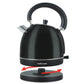 Mellerware Pack 2 Piece Set Stainless Steel Black Kettle And Toaster "Eclipse"