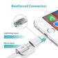 Romoss 2 in 1 USB-A to Lightning | Micro USB | 1m Cable - White