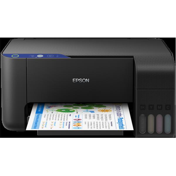 Epson L3111 33ppm Mono 15ppm Colour A4 Print Scan Copy incl ink - Blue Panel Design