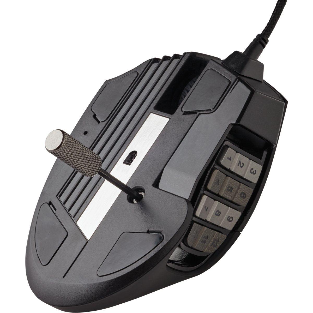 Corsair SCIMITAR ELITE RGB Optical MOBA/MMO Gaming Mouse - Black