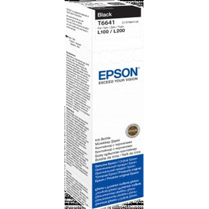 Epson T6641 Black Ink Bottle 70ml EcoTank