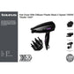 Taurus Hair Dryer DC Motor Plastic Black 2 Speed 1500W "Studio 1500"