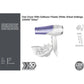 Taurus Hair Dryer DC Motor Plastic White 3Heat Settings 2200W "Alize"