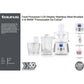 Taurus Food Processor LCD Display Stainless Steel Brushed 2.4L 800W "Processador De Cuinar"