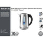 Taurus Kettle 360 Degree Cordless Stainless Steel Brushed 1.7L 2200W "Selene"