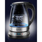Taurus Kettle 360 degree Cordless Glass Black 1.7L 2200W "Aroa Premium"
