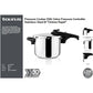 Taurus Pressure Cooker With Valve Pressure Controller Stainless Steel 6l "Ontime Rapid"