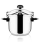 Taurus Pressure Cooker With Valve Pressure Controller Stainless Steel 6l "Ontime Classic"
