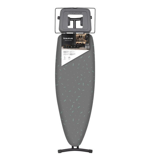 Taurus Ironing Board Mesh Top Powder Coat Grey 124X40cm 'Argenta Pro'