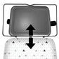 Taurus Ironing Board Mesh Top Powder Coat Grey 130X47cm 'Argenta Elegance'