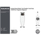 Taurus Ironing Board Mesh Top Powder Coat Grey 130X47cm 'Argenta Elegance'