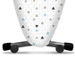 Taurus Ironing Board Mesh Top Powder Coat Grey 130X47cm 'Argenta Elegance'