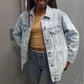 Buy-Ladies Oversized Super Strong Denim Jacket | Ripped | "Ijusi"-Online-in South Africa-on Zalemart