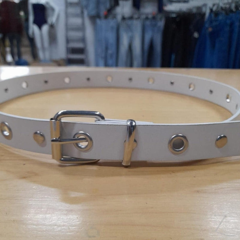 Buy-Ladies Single Grommet Faux Leather Belt | "Fele"-Online-in South Africa-on Zalemart