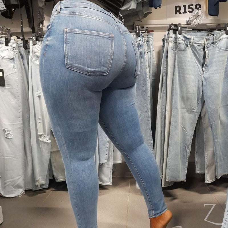 Buy-Ladies Super Stretchy Super Skinny Strong Denim Jeans | Plain | "Zia"-Online-in South Africa-on Zalemart